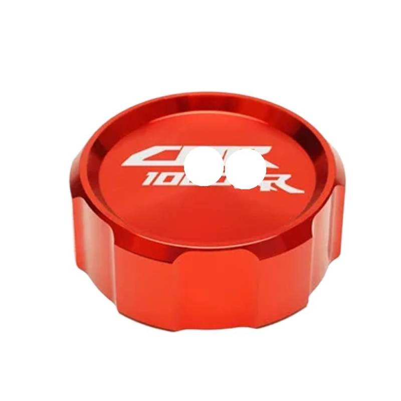 FUYRHP Ölbehälter Fluid Cap Für CBR1000RR 2008-2017 2016 2018 Motorrad CNC Aluminium Hinten und Vorne Brems Flüssigkeit Reservoir Kappe Zylinder Abdeckung Socke von FUYRHP