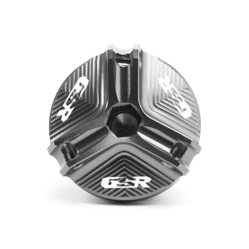 FUYRHP Ölbehälter Fluid Cap Für S&uzuki GSR 750 400 600 GSR750 GSR400 GSR600 Motorrad Motoröl Einfülldeckel Vorderradbremsflüssigkeitsbehälter Abdeckung von FUYRHP