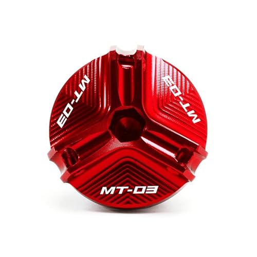 FUYRHP Ölbehälter Fluid Cap Für Y&amaha MT03 MT 03 MT-03 2015-2021 2022 2023 Motorrad Vorne Hinten Brems Flüssigkeit Reservoir Kappe Motoröl Füllstoff Kappe Schutz von FUYRHP