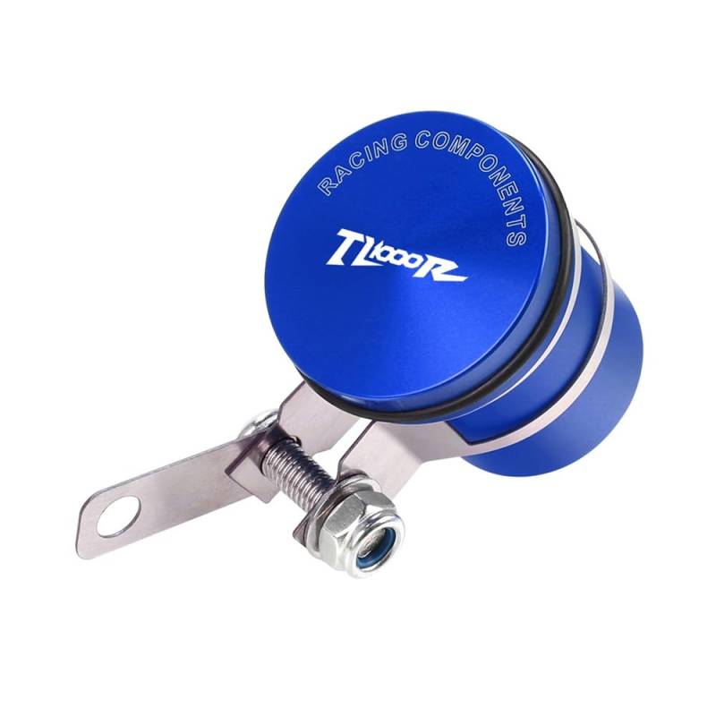 FUYRHP Ölbehälter Fluid Cap Motorrad Bremse Kupplung Tank Zylinder Flüssigkeit Öl Reservoir Tasse Öl Flüssigkeit Tasse Zubehör FÜR SU&ZUKI TL1000R 1998-2003 TL 1000 R von FUYRHP