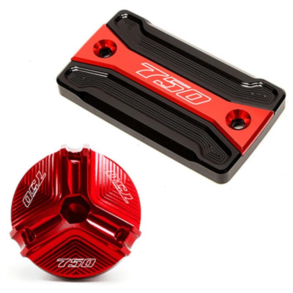 FUYRHP Ölbehälter Fluid Cap Motorrad-Bremsflüssigkeitsdeckel, Hauptzylinder-Reservoir-Abdeckung, Zubehör Für S&uzuki GSX-S750 GSXS750 GSX-S 750 GSX S750 Das Ganze Jahr von FUYRHP