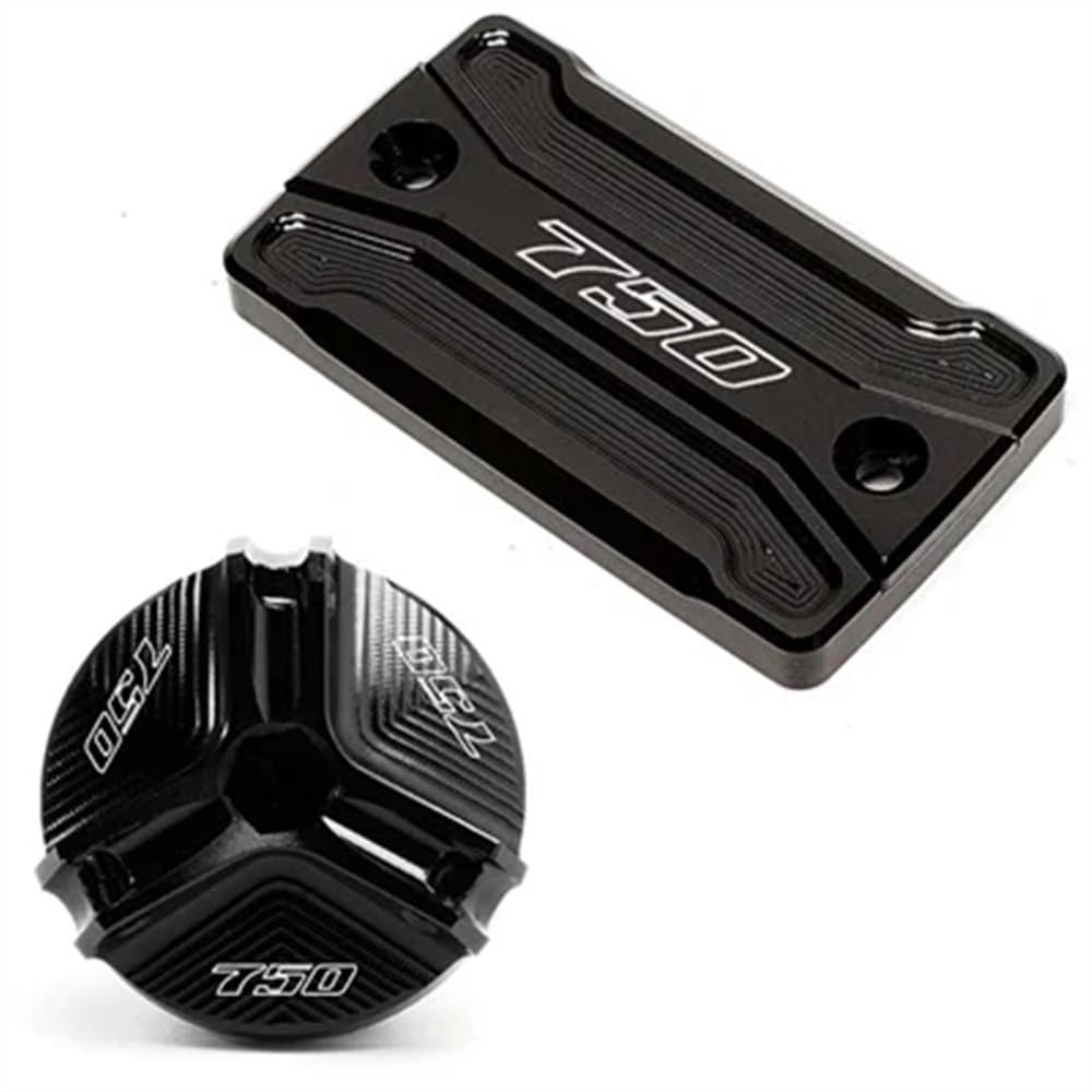 FUYRHP Ölbehälter Fluid Cap Motorrad-Bremsflüssigkeitsdeckel, Hauptzylinder-Reservoir-Abdeckung, Zubehör Für S&uzuki GSX-S750 GSXS750 GSX-S 750 GSX S750 Das Ganze Jahr von FUYRHP