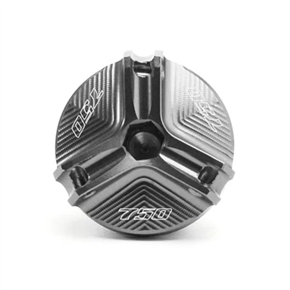 FUYRHP Ölbehälter Fluid Cap Motorrad-Bremsflüssigkeitsdeckel, Hauptzylinder-Reservoir-Abdeckung, Zubehör Für S&uzuki GSX-S750 GSXS750 GSX-S 750 GSX S750 Das Ganze Jahr von FUYRHP