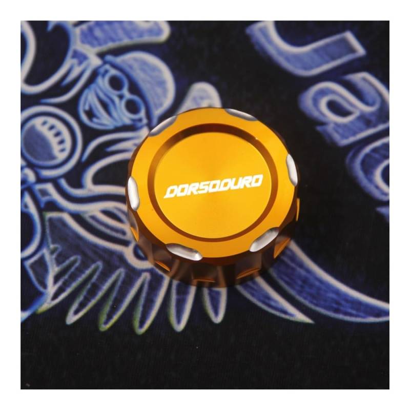 FUYRHP Ölbehälter Fluid Cap Motorrad CNC Hinterradbremsflüssigkeits-Ölbehälter-Abdeckkappe Für A&prilia SMV Dorsoduro 750 2008–2016, SMV Dorsoduro 900 2017–2018 von FUYRHP