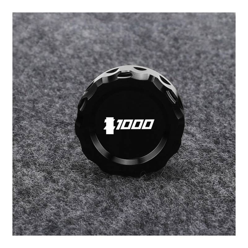 FUYRHP Ölbehälter Fluid Cap Motorrad-Hauptbremszylinder-Öl-Flüssigkeitsdeckel, Hinterradbremsbehälter-Abdeckung, Für K&awasaki Z1000 2004 2005 2006 2007 2008 2009 2010 von FUYRHP