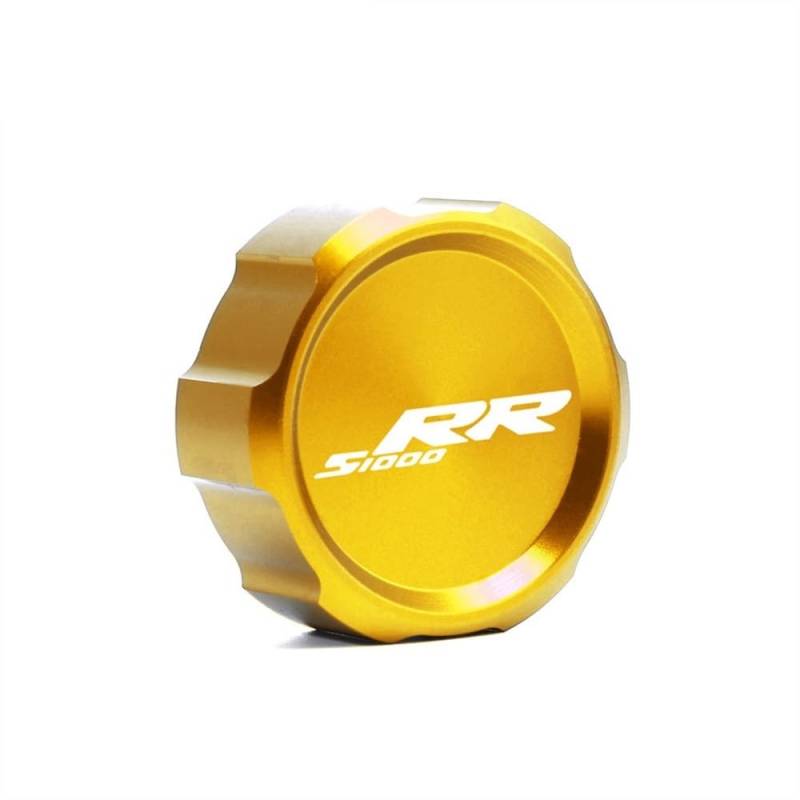 FUYRHP Ölbehälter Fluid Cap Motorrad Zubehör Hinten Brems Flüssigkeit Reservoir Abdeckung Kappe Für S1000RR S1000XR S1000R S1000 R RR XR von FUYRHP