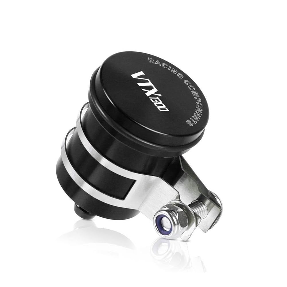 FUYRHP Ölbehälter Fluid Cap Universal Motorrad Brems Flüssigkeit Reservoir Kupplung Zylinder Tank Öl Flüssigkeit Tasse Abdeckung Für VTX1300 VTX 1300 2003-2021 2022 von FUYRHP