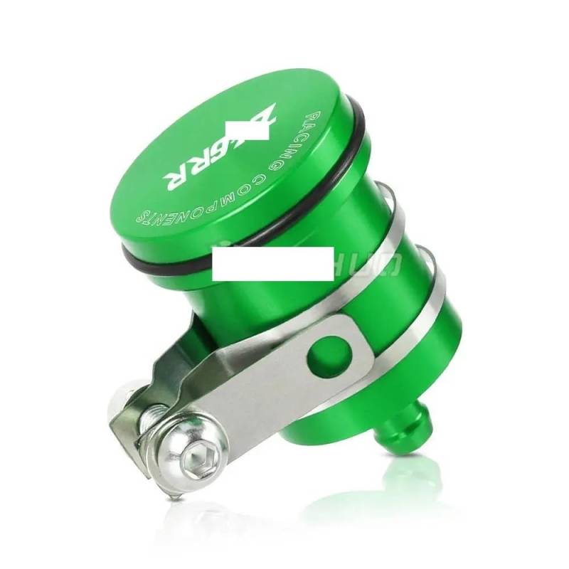 FUYRHP Ölbehälter Fluid Cap ZX-6RR Motorrad Universal Bremsflüssigkeitsbehälter Kupplungszylinder Tank Ölflüssigkeitsbecher Für KA&WASAKI ZX6RR ZX 6RR 2005 2006 ZX-6R von FUYRHP