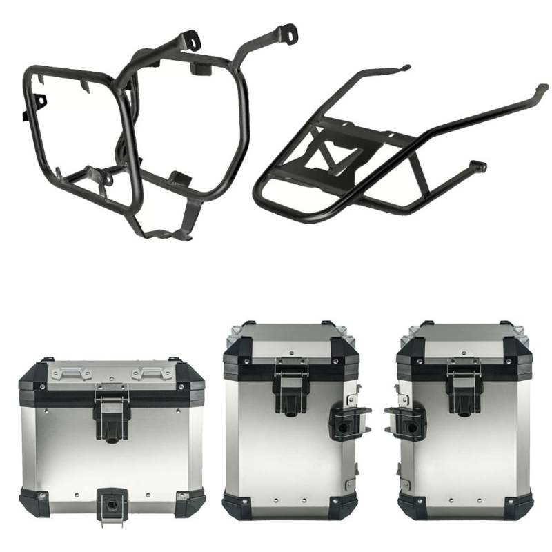 Motorrad Gepäckträger Motorrad Schwanz Fall Seite Sattel Hinten Gepäck Box Für K&awasaki Für VE&RSYS 650 2015 2016 2017 2018 2019 2020 2021 2022 von FUYRHP