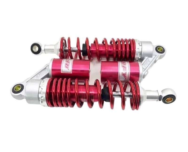 Motorrad-Stoßdämpfer hinten 1 Paar 320mm 12,5 "Motorrad 7mm Frühling Luft Stoßdämpfer Für Ya&maha Xj600 Dt Sr500 Cb400 Für Cx500 Rot + Silber von FUYRHP