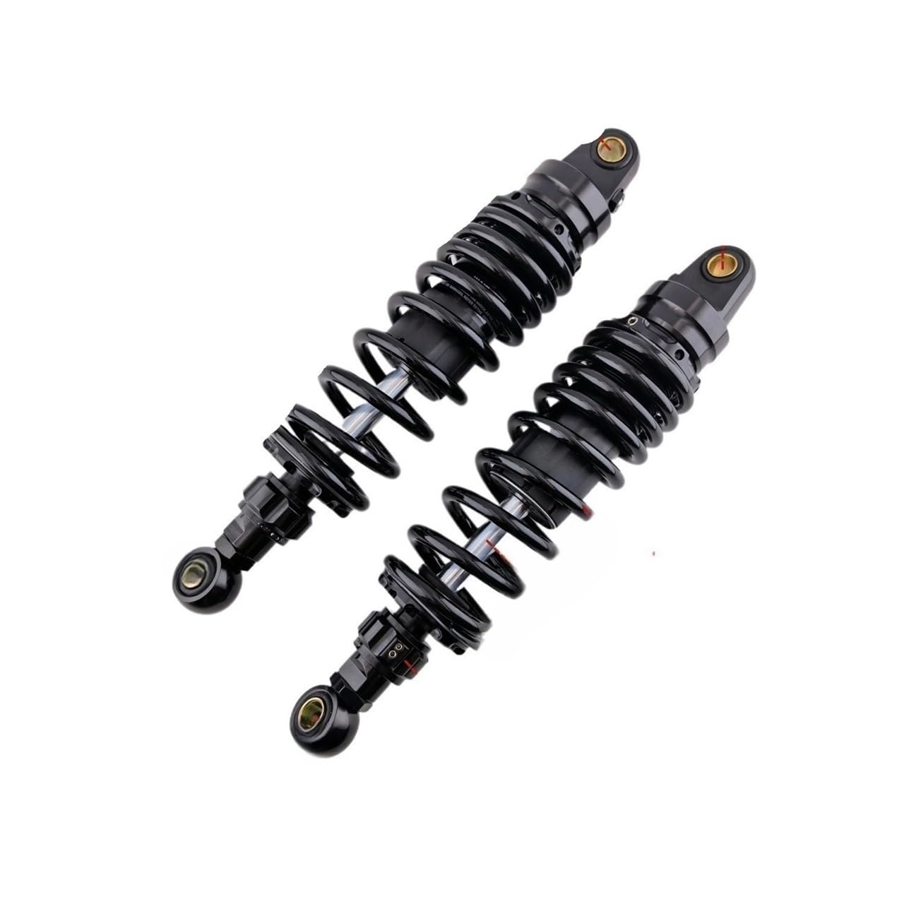 Motorrad-Stoßdämpfer hinten 2pcs Universal 305mm-350mm Motorrad Hinten Einstellen Dämpfung Stoßdämpfer Für Für Für Hinten Suspension von FUYRHP