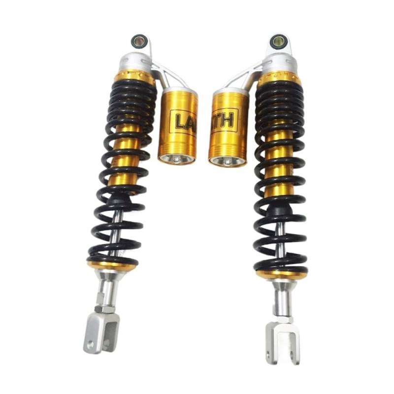 Motorrad-Stoßdämpfer hinten 380mm 8mm Frühling 21mm Universal Motorrad Stoßdämpfer Suspension Für Ya&maha Für Su&zuki Für K&awasaki Für Ap&rilia Für ATV von FUYRHP