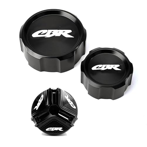 Ölbehälter Fluid Cap Für CBR1000RR 2004-2019 Motorrad CNC Aluminium Vorne Und Hinten Brems Reservoir Flüssigkeit Zylinder Abdeckung Motoröl Filter Kappe von FUYRHP