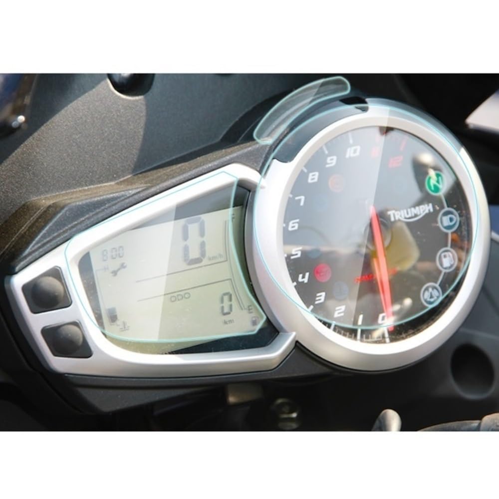 Instrumentenschutzfolie Cluster-Kratzschutzfolie, Displayschutzfolie, Armaturenbrett, Messgerät, Motorradzubehör Für Triu&mph Speed ​​Triple675 Triple 675 von FVCMNJDGE