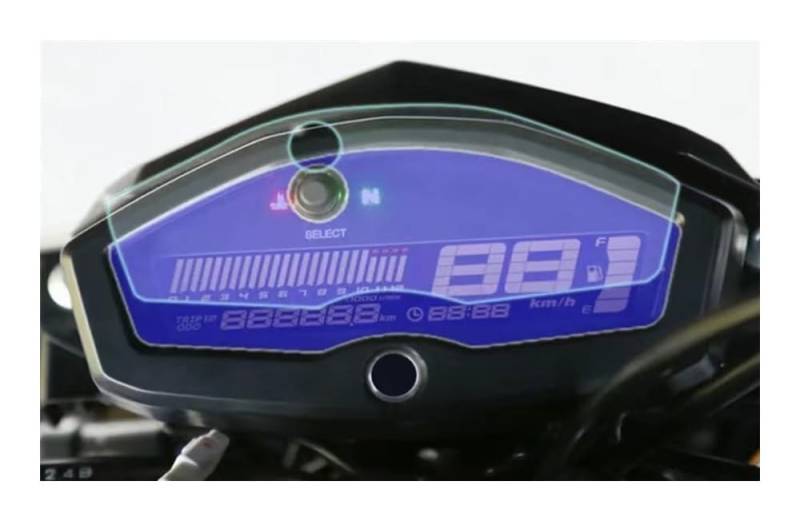 Instrumentenschutzfolie Für Yam&aha MT-15 M-SLAZ150 M-Slaz 150 2015-2019 Motorrad Scratch Cluster Bildschirm Dashboard Schutz Instrument Film Protector von FVCMNJDGE