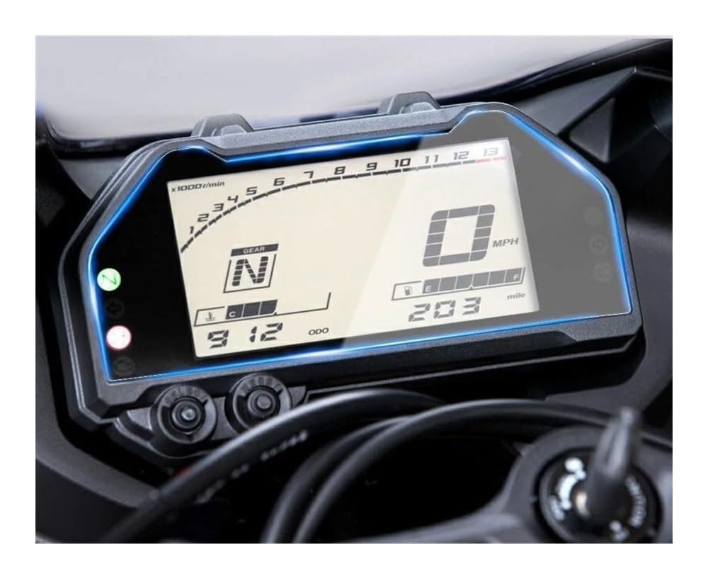 Instrumentenschutzfolie Für Yam&aha YZF R3 MT 03 Motorrad Cluster Kratzschutzfolie Displayschutzfolie Kratzschutzfolie Armaturenbrett von FVCMNJDGE