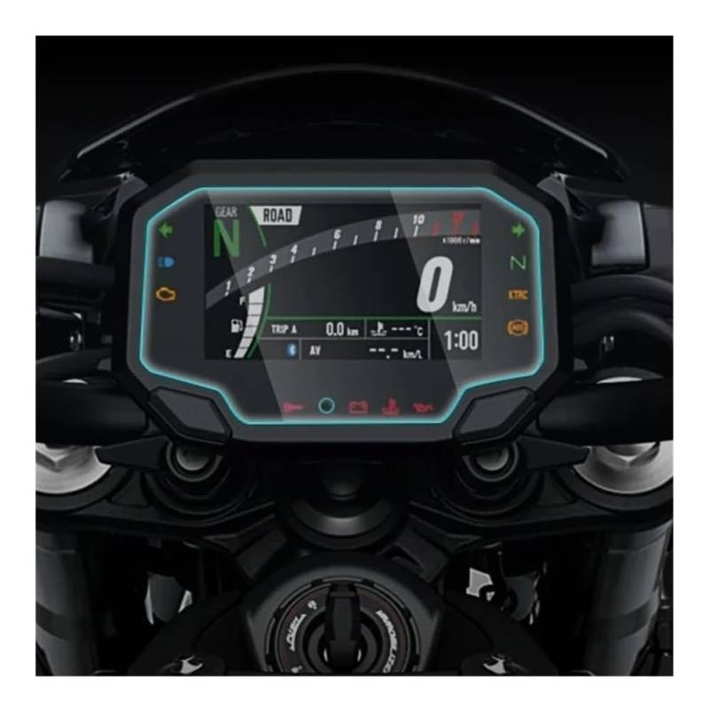 Instrumentenschutzfolie Motorrad Für Kawasaki Z650 Z900 Ninja 650 1000 Cluster Kratzschutzfolie Armaturenbrett Displayschutzfolie Für Zubehör von FVCMNJDGE