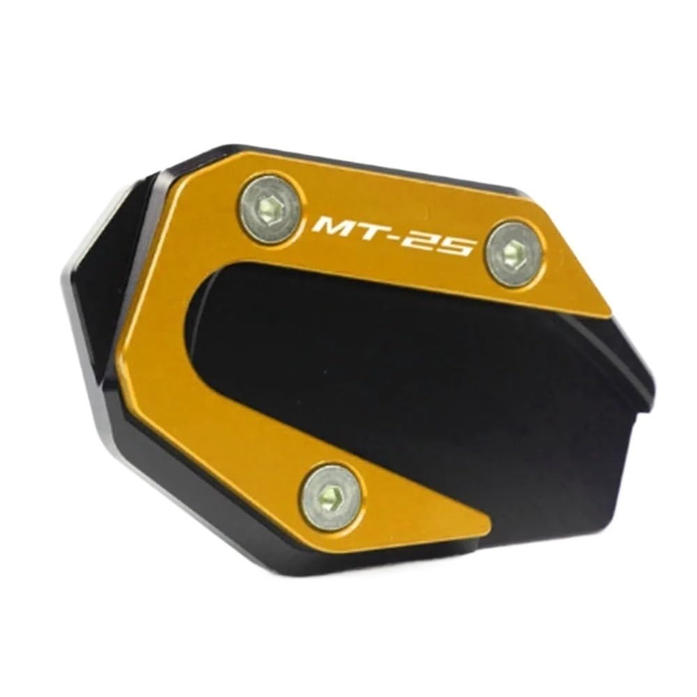 Motorrad Seitenständer Für YA&MAHA YZF-R3 YZF-R25 MT-03 MT-25 YZF MT R3 R25 Motorrad Kickstand Fuß Seitenständer Verlängerung Pad Stützplatte Vergrößern von FVCMNJDGE