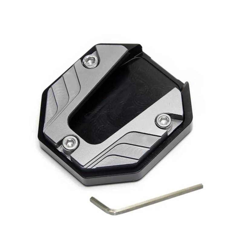 Motorrad Seitenständer Motorrad Side Kick Ständer Pad Fuß Verlängerung Pad Parkplatz Platte Basis Motorrad Kickstand Ständer Fuß Unterstützung Motorrad Zubehör von FVCMNJDGE