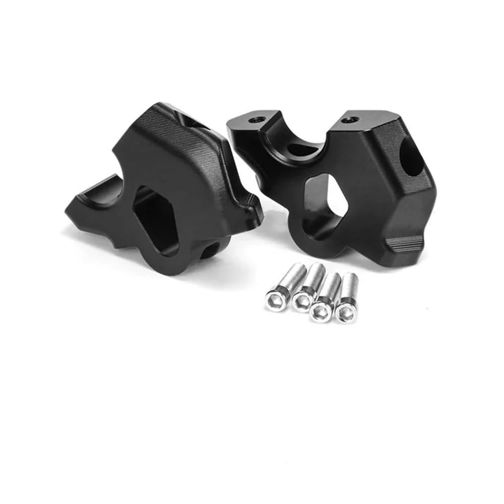 FVDHASVDO Motorrad Lenker Riser Lenker-Riser-Klemme Erhöht Um 38 Mm Hinten Verschoben 27 Mm Riser-Kit Für B&MW R1300 GS(Black) von FVDHASVDO