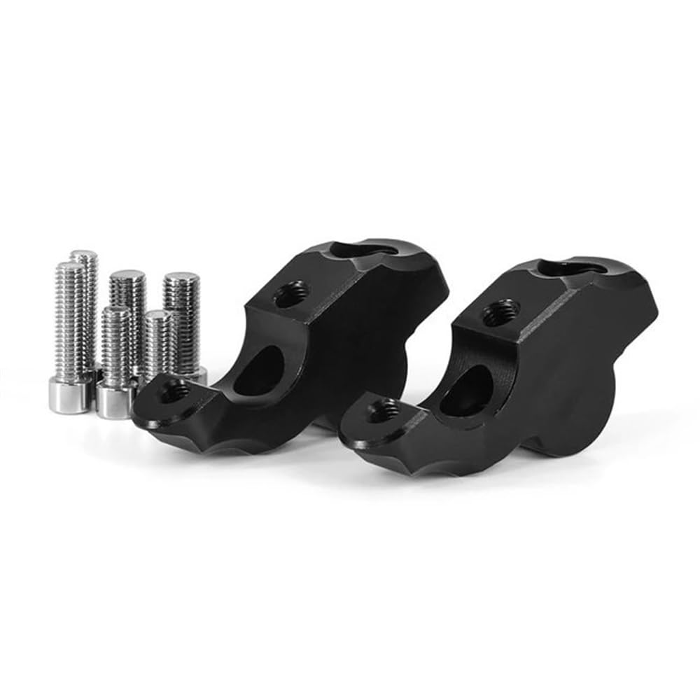 FVDHASVDO Motorrad Lenker Riser Motorrad Lenker Riser Drag Griff Bar Clamp Verlängern Adapter Für B&MW K 1600 BK 1600 Grand America(Black - no Logo) von FVDHASVDO