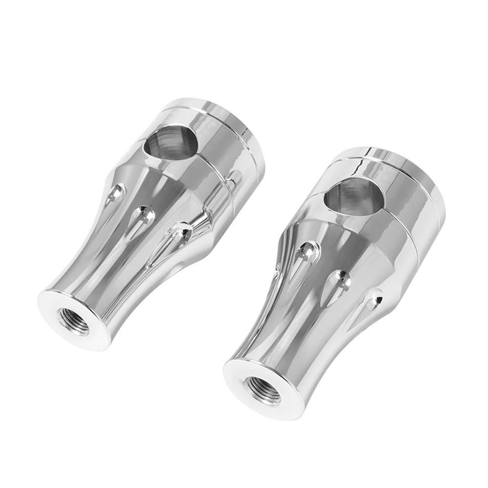 Motorrad Lenker Riser Motorrad Lenker Riser Clamp Halterung Für Y&AMAHA Für KA&WA&SAKI Für Suzuki Für B&MW Für H&ONDA Für Harley(Chrome 22MM) von FVDHASVDO