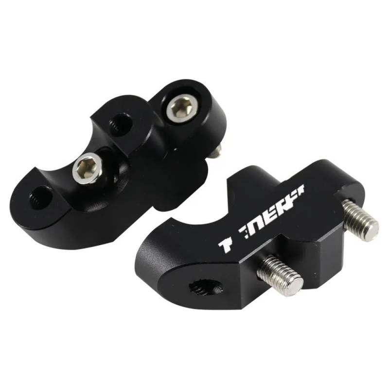 Motorrad Lenker Riser Motorrad Zubehör Lenker Riser Clamp Adapter Für Y&AMAHA XT660Z Tenere(Black) von FVDHASVDO