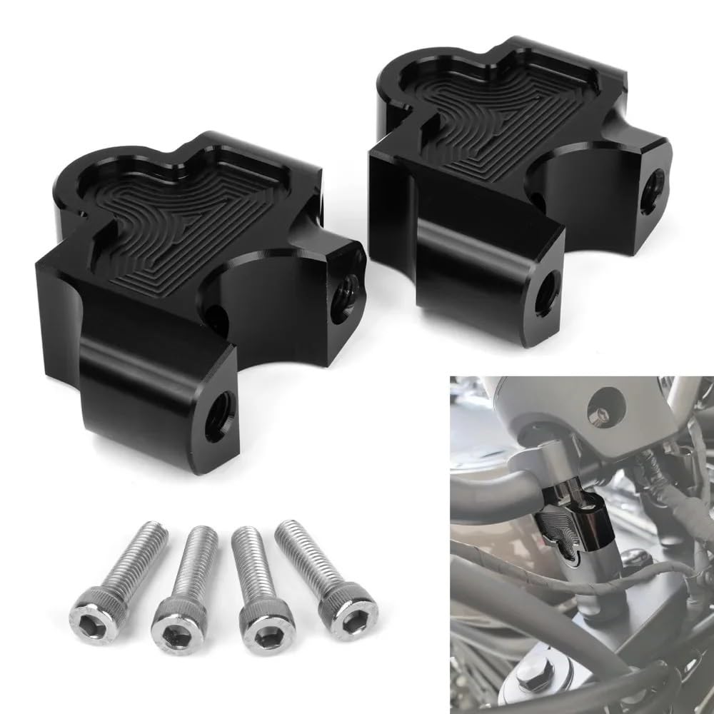 Motorrad Lenker Riser Motorrad Zubehör Lenker Steigleitungen Clamp Adapter Für H&ONDA Rebel CMX250 300 500 1100 2017-2021 von FVDHASVDO