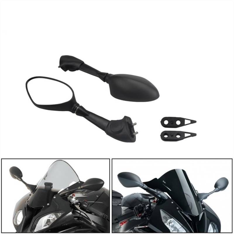 Motorrad spiegel Rückspiegel Für B&MW S1000RR S1000 RR 2010-2018 HP4 2011 2012 2013 2014 2015 Motorrad Rückspiegel Schwarz von FVDHASVDO