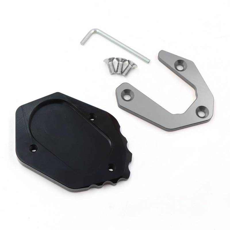 Seitenständer Vergrößerer Motorrad Für B&MW F 850 ​​GS F850GS F750GS F850 GS F 750 GS 2018-2022 Motorradzubehör CNC Kickstand Seitenständerverlängerung Vergrößerungspad(2) von FVDHASVDO