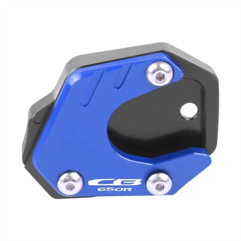 Seitenständer Vergrößerer Motorrad Für CB650R CB 650R CBR650R CBR-650R CBR 650R 2019-2021 Motorrad CNC Kickstand Verlängerung Platte Fuß Seite Stehen Pad(Logo 4) von FVDHASVDO