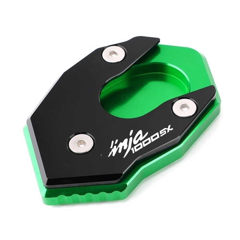 Seitenständer Vergrößerer Motorrad Für Ka&wa&saki Ninja 1000 SX 1000SX Ninja1000sx 2020 2021 2022 Motorrad Kickstand Verlängerung Platte Seite Stehen Enlarger Pad(101) von FVDHASVDO