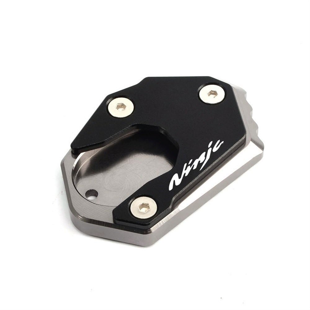 Seitenständer Vergrößerer Motorrad Für Ka&wa&saki Ninja650 Ninja 650 300 1000 ER6F ER4F ZX6R ZX10R Motorrad Stand Enlarger Kickstand Extension Pad(7) von FVDHASVDO