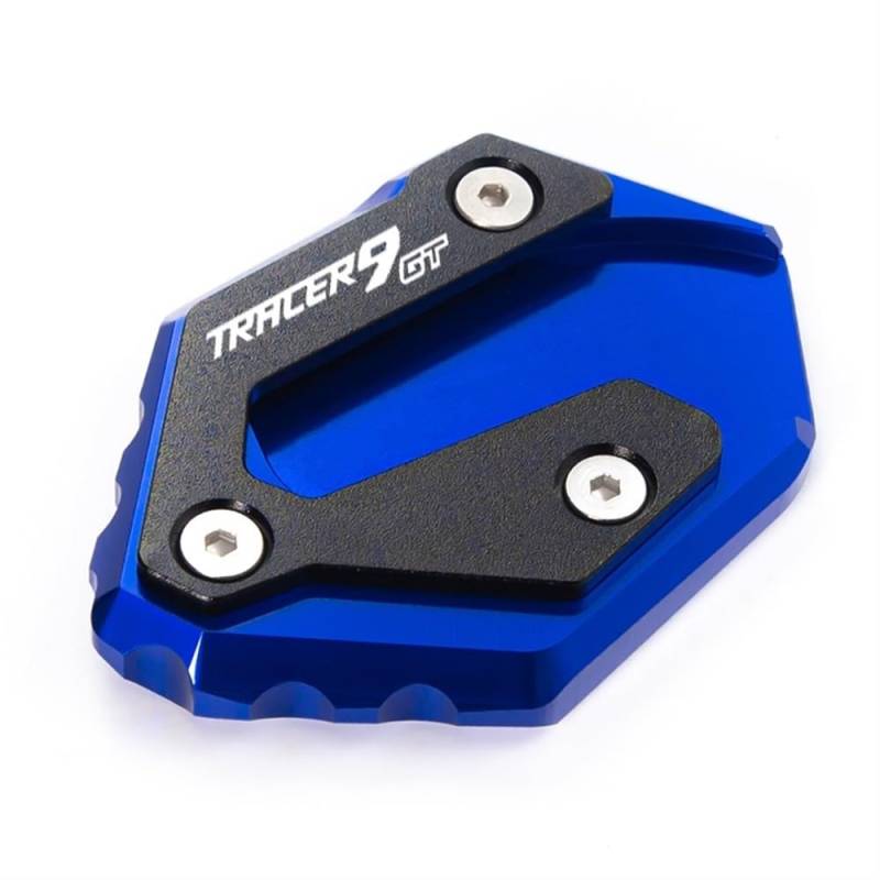 Seitenständer Vergrößerer Motorrad Für Tracer 9 GT Tracer 900 Tracer 9/GT Tracer9gt 2021 Zubehör Seitenständer Verlängerung Pads Vergrößern Stand Platte Expander(Tracer 9gt-3) von FVDHASVDO