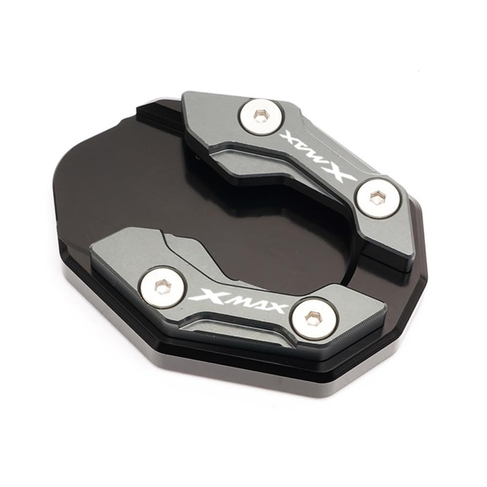 Seitenständer Vergrößerer Motorrad Für XAMX300 Xmax 300 X-MAX 350 2015-2021 2020 2019 CNC Motorrad Kickstand Seitenständer Vergrößern Fußverlängerung Pad(Titanium) von FVDHASVDO