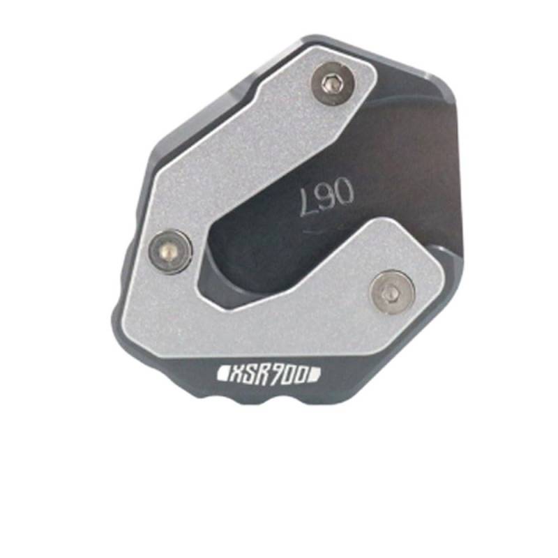 Seitenständer Vergrößerer Motorrad Motorrad CNC Ständer Fuß Seite Stehen Verlängerung Pad Unterstützung Platte Vergrößern Für MT-09 MT 09 MT09 Tracer XSR900 XSR 900(4) von FVDHASVDO