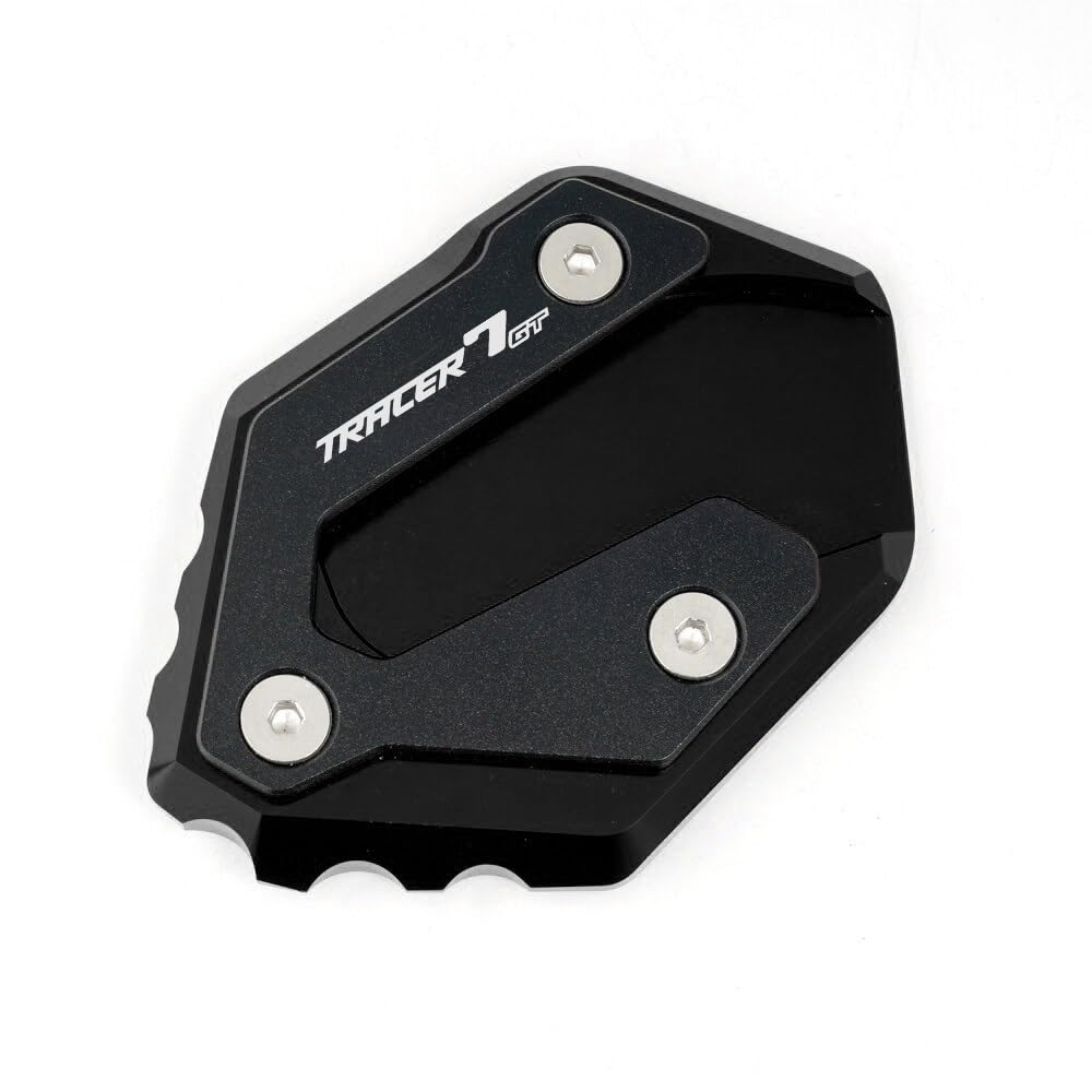 Seitenständer Vergrößerer Motorrad Motorrad Kickstand Fuß Seite Ständer Verlängerung Pad Unterstützung Platte Für Tracer 7/GT 2021 2022(TRACER7GT-2) von FVDHASVDO