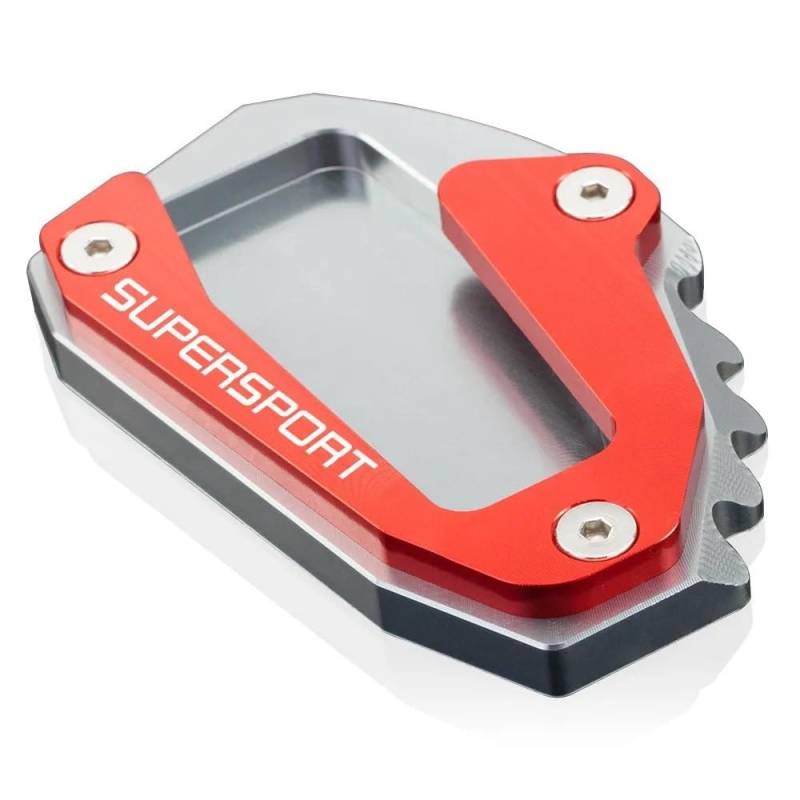 Seitenständer Vergrößerer Motorrad Motorradzubehör Für Supersport 939 Super Sport Seitenständer Kickstand Extension Pad Support Plate(6) von FVDHASVDO