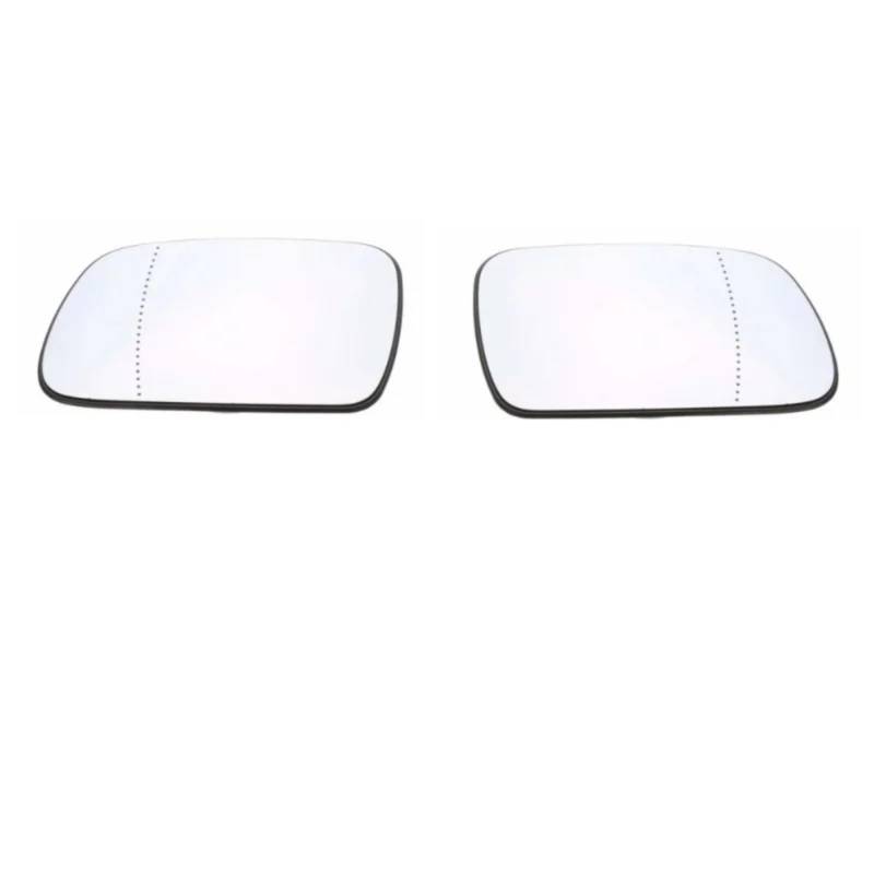 FVGOKMNA Außenspiegelglas Kompatibel Mit Peugeot 307 2001 2002 2003 2004 2005 2006 2007 2008 Beheiztes Außenrückspiegelglas Seitenflügelspiegelglas(Pair) von FVGOKMNA