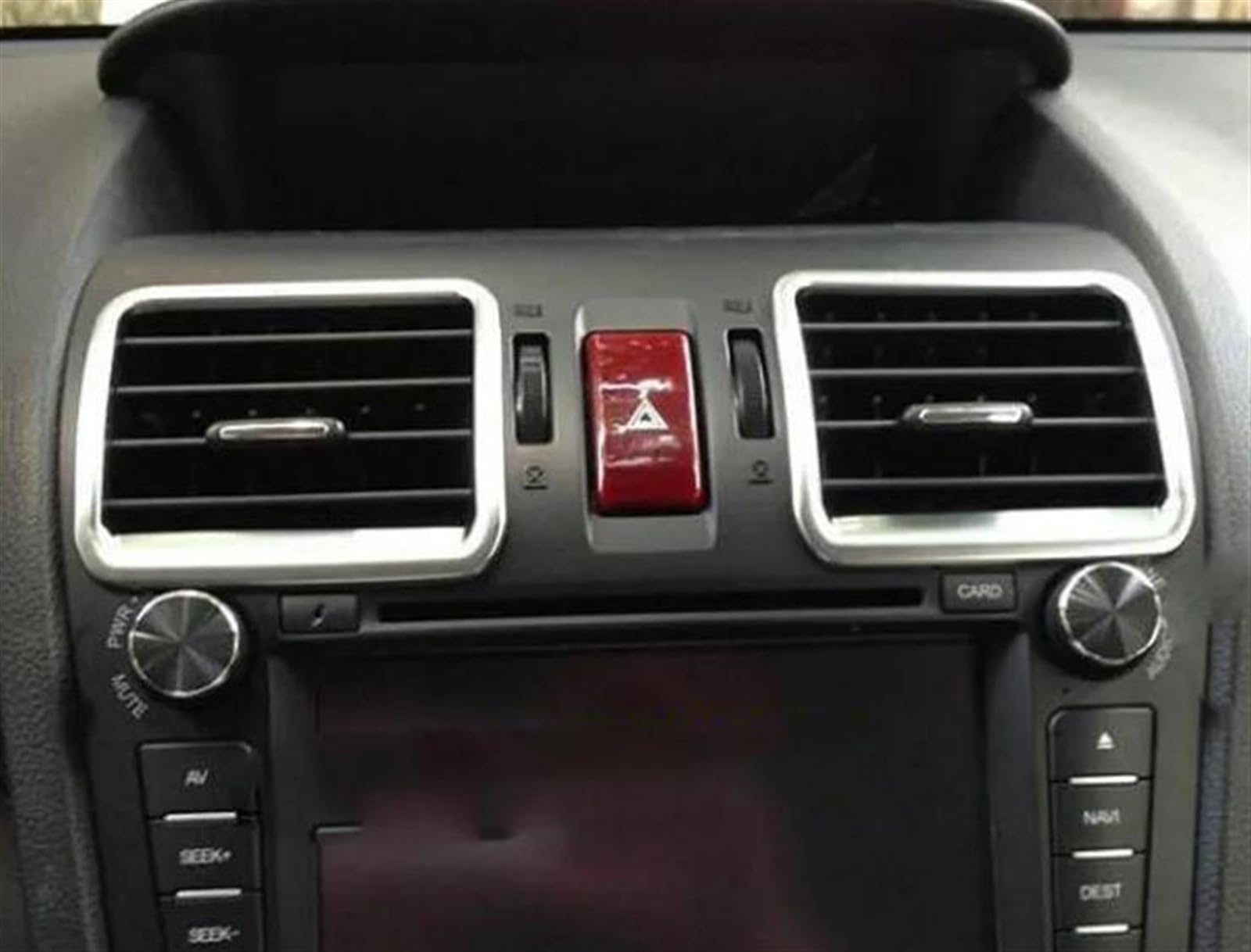 FVGOKMNA Auto Air Vent Abdeckung Kompatibel Mit Subaru Für Forester 2013 2014 2015 2016 2017 2018 Autozubehör Schalter Vent Outlet Air Condition Panel Control Trim Frame(2013-2018) von FVGOKMNA