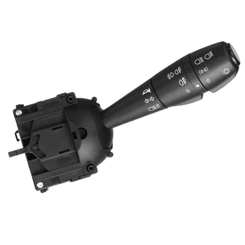 FVGOKMNA Blinkender Steuerschalter Kompatibel Mit Dacia Für Lodgy 2003–2012, Auto-Blinker-Lichtschalter 8201167988, 255405056R, 255400337R, 681726046R, 15 Pins, Schwarze Teile von FVGOKMNA