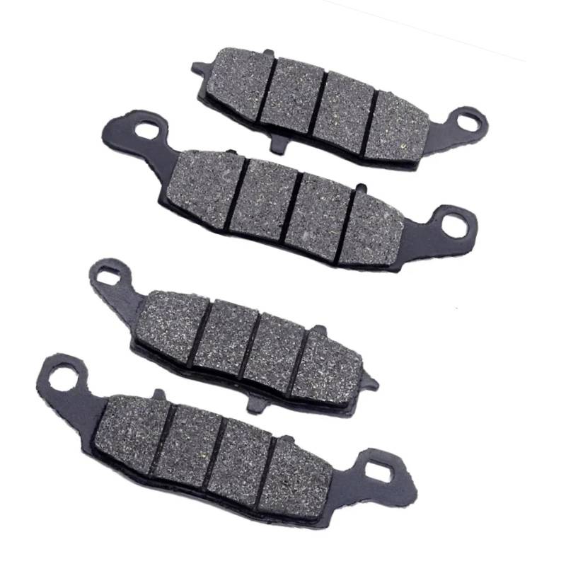 FVGOKMNA Bremsbeläge Motorrad Kompatibel Mit Für KLE Für 650 B7F B8F B9F Für DAF Für DBF Für ABS 200–2011. Motorrad-Ersatzteil-Set Vorne Und Hinten(Front Pads Set) von FVGOKMNA