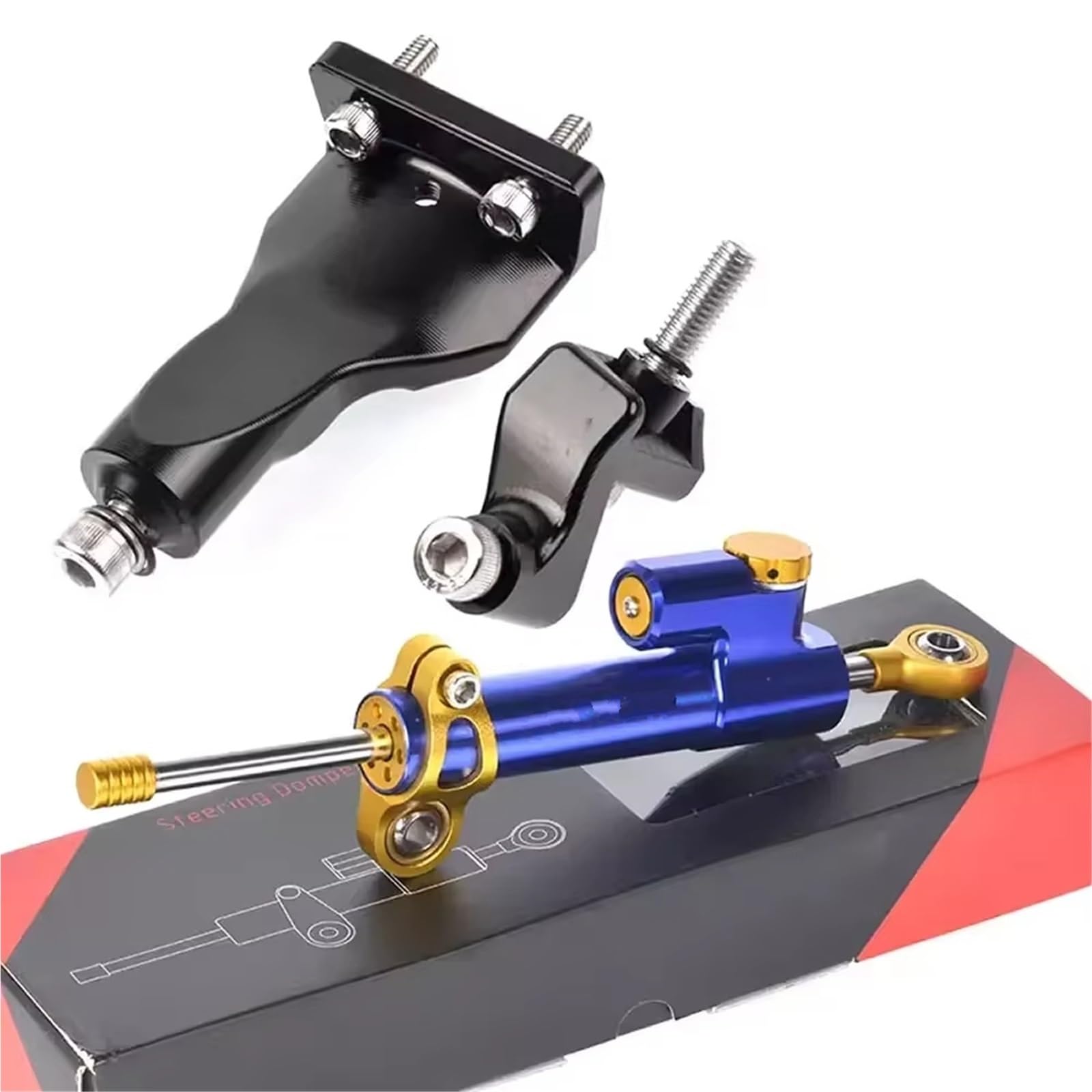 FVGOKMNA Kompatibel Mit Yamaha Für R25 Für R3 2021 2022–2024 Motorrad-Frontend-Lenkungsdämpfer-Basisstabilisator, Stoßdämpfer-Montagehalterungs-Unterstützungssatz Lenkungsdämpfer Stabilisator(17) FVGOKMNA Kompatibel Mit Yamaha Für R25 Für R3 2021 2022–2024 Motorrad-Frontend-Lenkungsdämpfer-Basisstabilisator, Stoßdämpfer-Montagehalterungs-Unterstützungssatz Lenkungsdämpfer Stabilisator(17) von FVGOKMNA