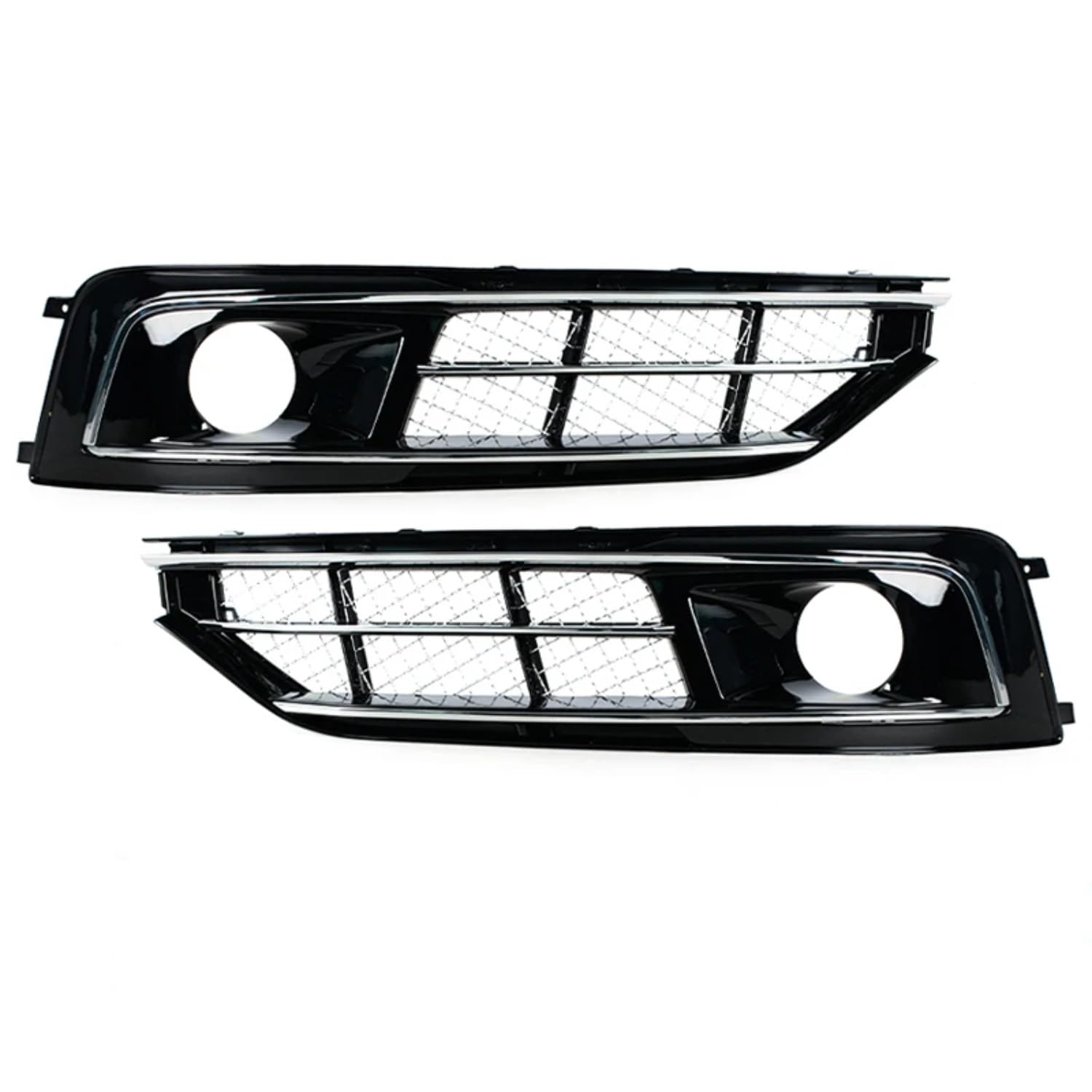 FVGOKMNA Nebelscheinwerfer Gitter Kompatibel Mit A8 Für D4 AW12 2015 2016 Auto Front Chrome Stoßstange Nebel Licht Kühlergrill Zubehör Nebel Lampe Abdeckung 4HO807681T 4HO807682T(Left and Right) von FVGOKMNA