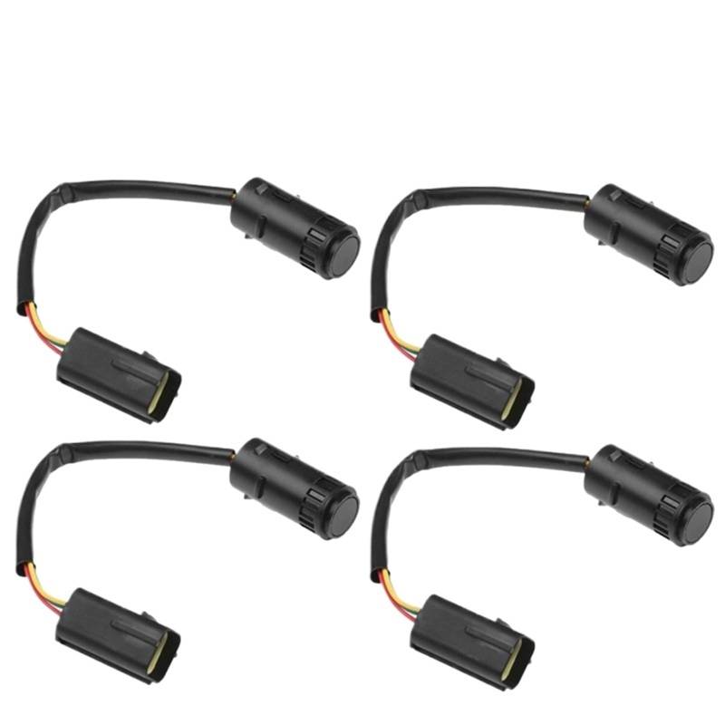 FVGOKMNA Parksensor Kompatibel Mit Hyundai Für Santa Fe PDC-Stoßstangen-Einparkassistent, Sensor, Abstandserkennung, Vorne Und Hinten, Induktionsersatz, OEM: 95700-2B100(4Pcs) von FVGOKMNA