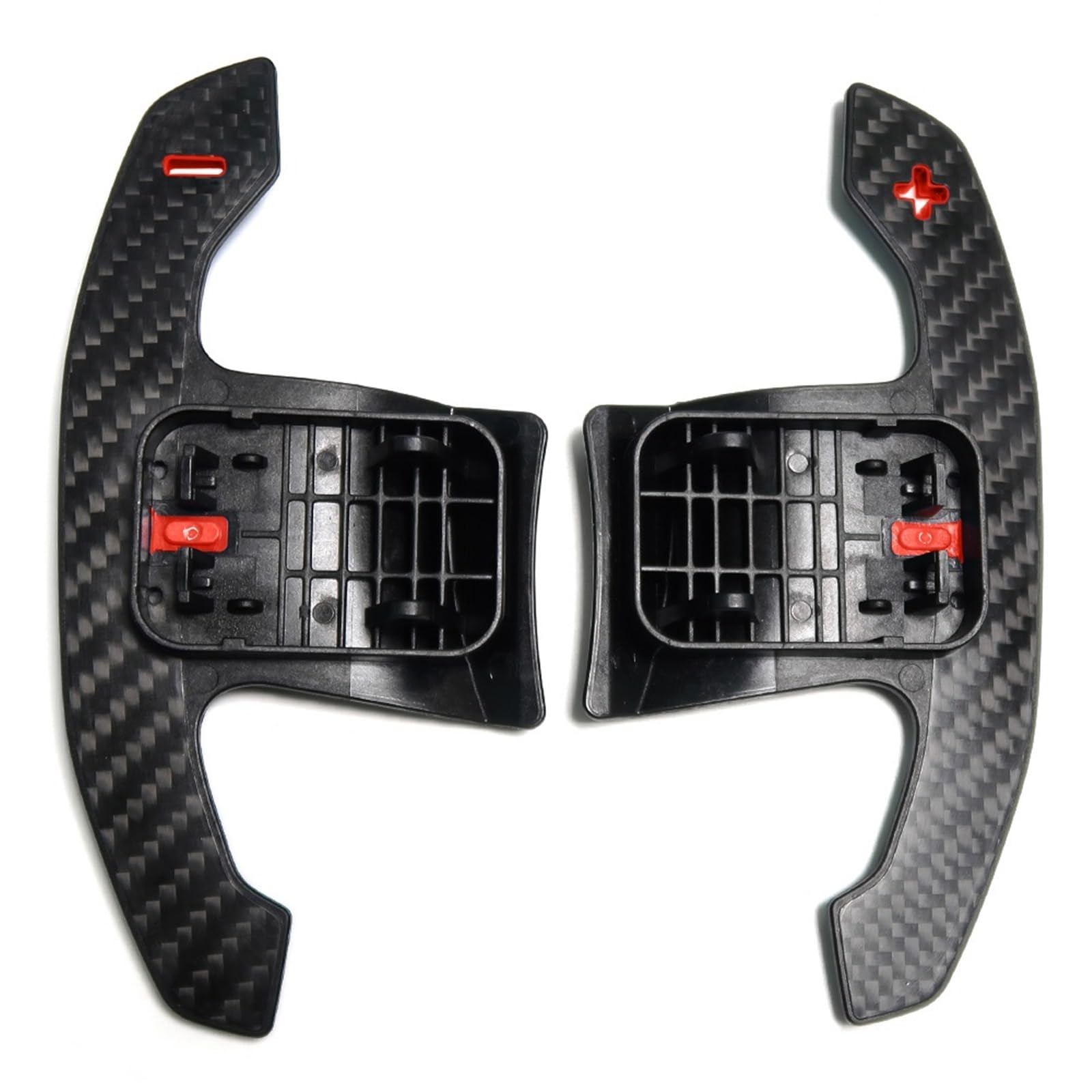 FVGOKMNA Schaltwippen Shift Paddle Kompatibel Mit X3M X4M X3 M3 X4 M F97 F98 Carbon Fiber Paddle Shifter Austausch des Auto-Lenkradpaddel-Verlängerungsschalthebels(color1) von FVGOKMNA