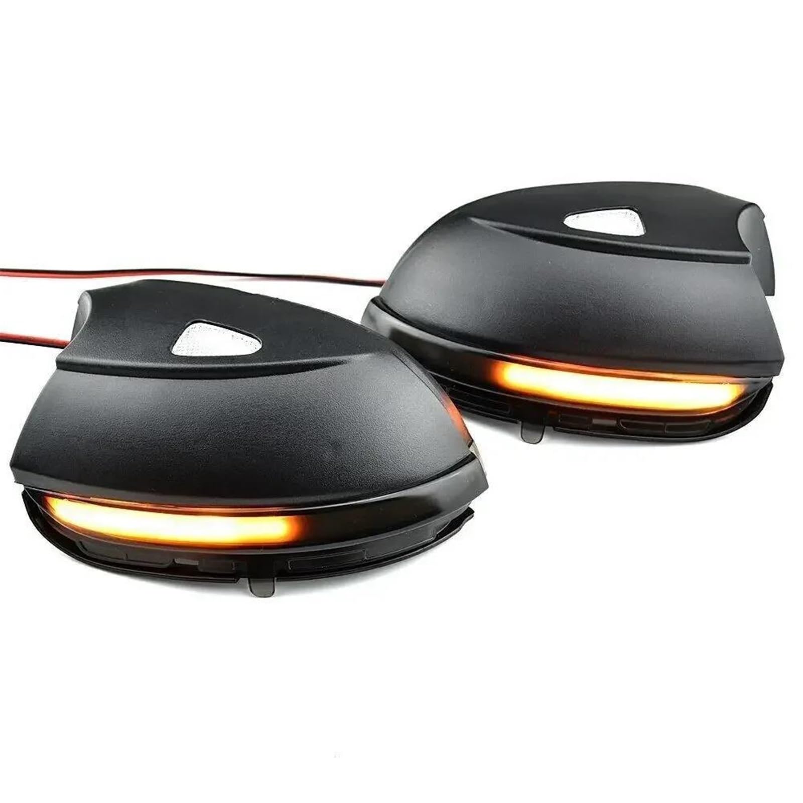 FVGOKMNA Seitenblinker Kompatibel Mit VW Für Scirocco 2009–2024 Für Passat B7 2011–2015 Auto Dynamisches Blinkerlicht Seitenspiegel Sequentielles Parklicht Blinker(with Hole Type) von FVGOKMNA