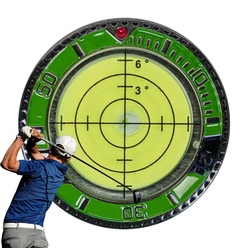 FVPKYUR Ballmarker Golf, Green Reader - Doppelseitiges Green Reader Golf-Putting-Tool | Tragbares Golf-Trainingsgerät für die Nutzung auf Golfplätzen und Basketballplätzen von FVPKYUR