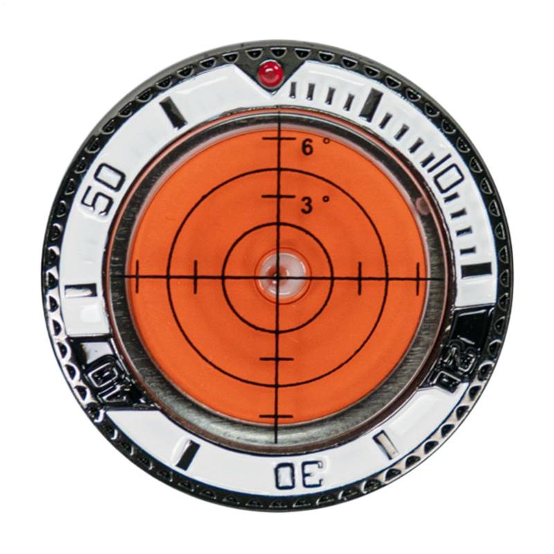 FVPKYUR Grüner Leser, Ballmarker - Doppelseitiges Green Reader Golf-Putting-Tool - Tragbares Golf-Trainingsgerät für die Nutzung auf Golfplätzen und Basketballplätzen von FVPKYUR