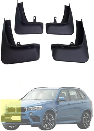 Auto Schmutzfänger für BMW X5M F15 2014-2018,Kotflügel Vorne und Hinten Spritzschutz Kit Zubehör (4 Stück) von FWIW